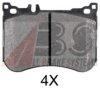 A.B.S. 37952 OE Brake Pad Set, disc brake